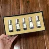 Neutralny zestaw perfum 9ml * 5 sztuk garnitur spray Długotrwałe zapachy EDC 4 Wybory na prezent 1 V1charming zapach szybkiej dostawy