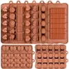 Hot Styles Silicone Chocolate Molds Reusable Silicone Pastry Molds Candy Gummy Mold Cake Recorating Baking Tools