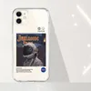 Astronaut Space Planet Photo Cases voor iPhone 13 Pro Max 12 Mini 11 XR 8 plus zachte heldere TPU -achteromslag