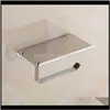 HOUDERS CREATIEVE TOLIET Mutifunctionele badkamer Hardware Organisator Roestvrij staal toiletrol papier mobiele telefoonhouder ykggt yecr1