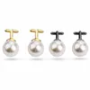 2022 New Men Women's Pearl Cufflinks Camisa Francesa Camisa Manga Cuff Links Botões De Moda Jóias Will e Sandy Novo