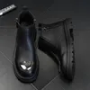 Printemps et Automne Hommes Bottines Mocassins Chaussures De Bal Designer Robe De Mariage Haut Haut Oxford Appartements Taille US: 6.5-9