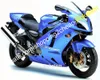 Dla Kawasaki Ninja ZX12R 2002 2003 2004 ZX-12R ZX 12R ABS Bodyork Blue Motorcycles Kit (formowanie wtryskowe)