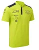 Polo casual F1 manica corta tuta da corsa con risvolto T-shirt in poliestere personalizzabile top303a