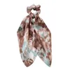 Scarves Headband Chiffong Tie-Dye Head Bands Hair Tillbehör Kvinnor Trend Fransk Koreansk stil 5Colors