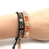 Handgjorda kristallkedja Armband vax Stickade Smycken Bangle Armband för Kvinnor Justerbar Armband Present Pulseira Feminina Q0719