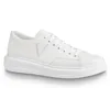 Shoes Genuine Leather Mans Sneakers White Black Size 38-44 Model 390693738