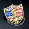 Armor of God EPH 6:10-18 Crusaders Red Cross Challenge Coin Shield Badge Lord Bible Praye Collectible Crafts Gifts