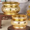 Ceramics God of Wealth Incense Ornaments Buddha Hall Worship Accessories Traditional Buddhist Decoration Supplies 211108