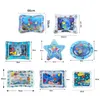 Almofada / travesseiro decorativo bebê crianças brincar de água tapete inflável pvc infantil timmy tempo playmat atividade criança com bomba de pneu gota