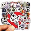 50 stks-Pack Halloween Holiday Sticker Waterdichte Stickers voor Waterfles Laptops Auto Planner Scrapbooking Telefoon Cup MacBook Garderobe Wall Deur Organizer Decal