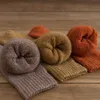 Hiver femmes épais chaud couleur unie laine Harajuku rétro résistant au froid mode décontracté cachemire chaussettes 5 paires 210720