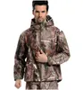 Lurker Arcark Skin Soft Shell Тактическая куртка Мужчины Водонепроницаемая ветровка Флис Пальто Охота Одежда Одежда Camouflage Военная Куртка 210818