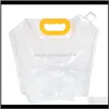 Bags Storage Housekeeping Organization Home & Garden Drop Delivery 2021 1Dot5/2Dot5/5L Stand-Up Plastic Drink Bag Spout Pouch For Beer Bevera
