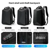 Fenruien Fashion Multifunction Hard Shell Series Backpack Men Anti Theft Waterproof Laptop Business Travel 220224257y