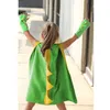 Costumes de fête d'Halloween drôles Dinosaures Cosplay Cape avec des gants Fêtes d'anniversaire-Costumes pour enfants 8 couleurs CGY236