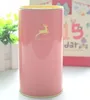 Animal Candy Color Piggy Bank Metal Piggy Bank Söt Sundries Cans Storage Cans Presentburkar Heminredning Pengar Box