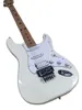 ree delivery, high quality inheritance of classic white double shake 6 strings electric guitar, 5-star inlaid Maple fingerboard