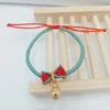Adjustable The Princess Bowknot Bracelets Handmade Bow Bell Braid Bracelet For Women Attractive Jewelry Gifts