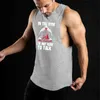 Bodybuilding sporttank toppar män gym fitness träning ärmlös tröja manlig stringer singlet sommar ny mode lös undershirt 210421