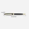 Bolígrafos Bolígrafo retráctil de lujo, tinta negra, punto de 0,5mm para hombres y mujeres, regalo creativo de oficina ejecutiva profesional