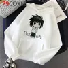 Hot Anime giapponese Death Note Felpe grafiche da uomo Kawaii Inverno caldo Harajuku Streetwear Moda Divertente Felpe unisex Uomo H0909