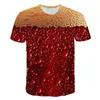 Men039S Ny öl Cola Bubble Digital Printing Tshirt01231507924