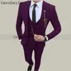Gwenhwyfar 패션 Turquoises 신랑 턱시도 원 버튼 남성 정장 신랑 결혼식 저녁 최고의 남자 정장 (자켓 + 바지 + 조끼) X0909