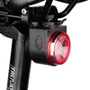 Lumières de vélo lumière de vélo arrière télécommande sans fil feu arrière Rechargeable cyclisme antivol alarme antivol cloche