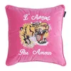 Luxury Designer Pillow Case Classic Tiger Head Pattern Broderi Kuddehölje 45 * 45cm För heminredning och festival Julfamilj GI