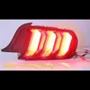 2015-up luzes de cauda de carro para ford mustang led taillamp streamer volta sinal de taillight de sinalização de freio