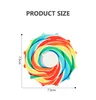 DHL 3-7 days delivery ! Cross-border double-sided colorful fingertip spinning top Rainbow color finger decompression toy gift FY14