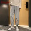 Zongke الهيب هوب الشارع الشهير السراويل الرجال الملابس اليابانية الأزياء sweatpants الرجال الكورية الأزياء الأبيض رجل السراويل M-5XL 2021 جديد x0723