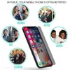 Anti-Spy Privacy Tempered Glass Skärmskydd för iPhone 11 12 Pro Max X XR 7 8 Plus med förpackning