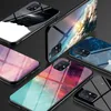 Samsung Galaxy M31 M31S A31ケースの症例サムスンA31 M31 Sのための硬いファッションの色の星空のスカイ強化ガラスバック電話カバー