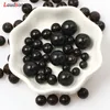 Autres perles de bois de santal noir de haute qualité 6-12 mm Round lâche pour les bijoux faisant des accessoires de perles de bracelet bricolage