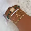 Link Chain Latest Simple Multirow Plated Gold Bangle Of Women Exquisite Seeds Beaded Statement Bracelet Trendy 2022 Jewelry Wholesale Fawn22