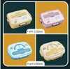 Stainless Steel Insulated Lunch Box Student School Single-Layer 3 grid LunchBox Tableware Bento Food Container Storage Breakfast Boxes WLL1106