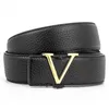 Cintos Mens Cinto Moda Homens Couro Preto Negócios Mulheres Grande Fivela de Ouro Mulheres Clássico Casual Ceinture com Box300Z Laranja