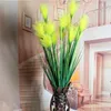 93cm 7Heads Large Artificial Tree Fake Reed Bouquet Onion Plants Potted Grass Real Touch Plastic Plant For Outdoor Garden Decor 211104