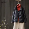 Lagabogy Frauen Kurze Weiße Ente Daunenmäntel Weibliche Lose Ultraleichte Winddichte Parkas Casual Puffer Jacke Outwear 210923