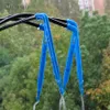 Muciakie 8L Blue Drip System 4-Branch Emitter Kits DRIPPER voor Greenhouse Bonsai Tuin Irrigatie Water Drop Watering Set 210610