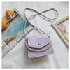 Little Girls Purses and Handbags Kawaii Kids Small Coin Pouch Baby Pearl Chain Crossbody Bag Toddler Purse Tote