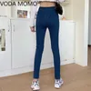 Pantalones vaqueros de cintura alta para mujer