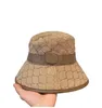 Fashion Designer Letter Bucket Hat For Mens Womens Foldable Caps Black Fisherman Beach Sun Visor wide brim hats Folding ladies Bowler Cap