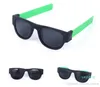 Wristband Sun Women Polarized Slappable Fold Mirror Bracelet CNY266 Doast Men Colors Fashion Sunglasses Glasses Slap Shades Colorful Ngvbf