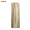 Trädgård levererar andra 50st DIY Planting Gardening Tools Small Bonsai Natural Bamboo Stakes Insatt Office Plant Growth Support Rod inomhus