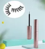 Magnetic Liquid Eyeliner False Eyelashes Magnet Fake Eye lashes Set Glue Make Up Tools 1 Pair eyelash 2in1 kit