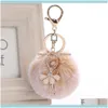 Rings Jewelryfur Dancing Angel Keychain Pendant Women Key Ring Holder Charms Keyring Year Gifts Drop Drop Delivery 2021 05Gkx