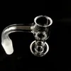 DHL 20mm ODフラットトップTERP Sluper Smoking Quartz Bangerフル溶接斜面斜めエッジネイル22mm6mmガラスビーズ10mmルビーパール